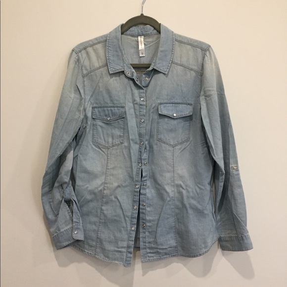 Chambray Button Down - Picture 1 of 2